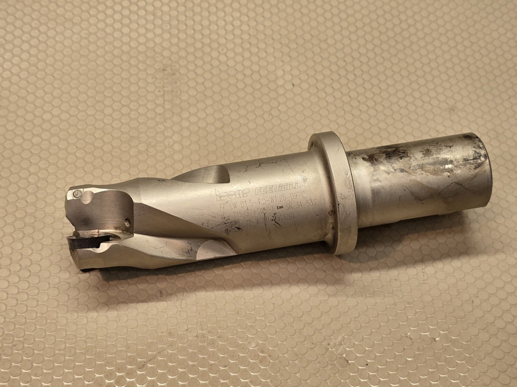 Iscar 1.5" FF EW D1.5-4.0-W1.25-09-C Indexable Hi-Feed End Mill Milling Cutter