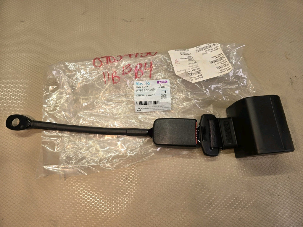 Kubota K7621-56300 OEM  RTV Seat Belt Assembly Buckle Receiver OEM New