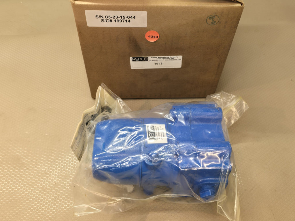 Kenco Model 1618 Low Flow Meter Oil Lubricator Gauge Industrial Compressor 