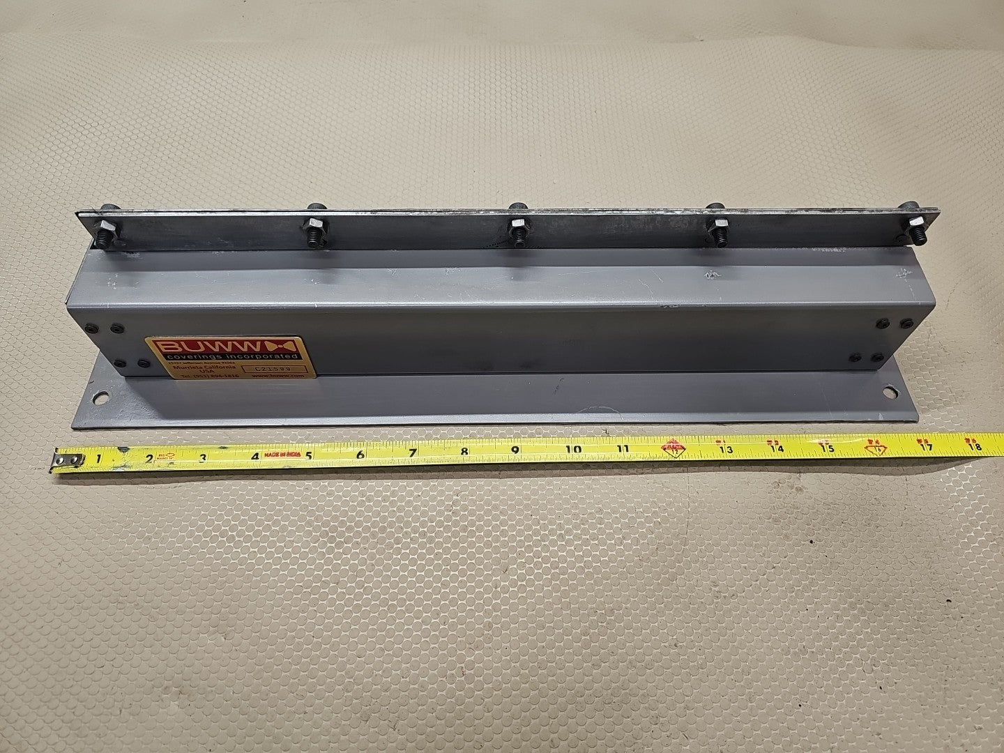BUWW MACHINE ROLL PROTECTION COVER ROLL-UPAPRON CURTAIN CNC Machine Shop 15 3/4"