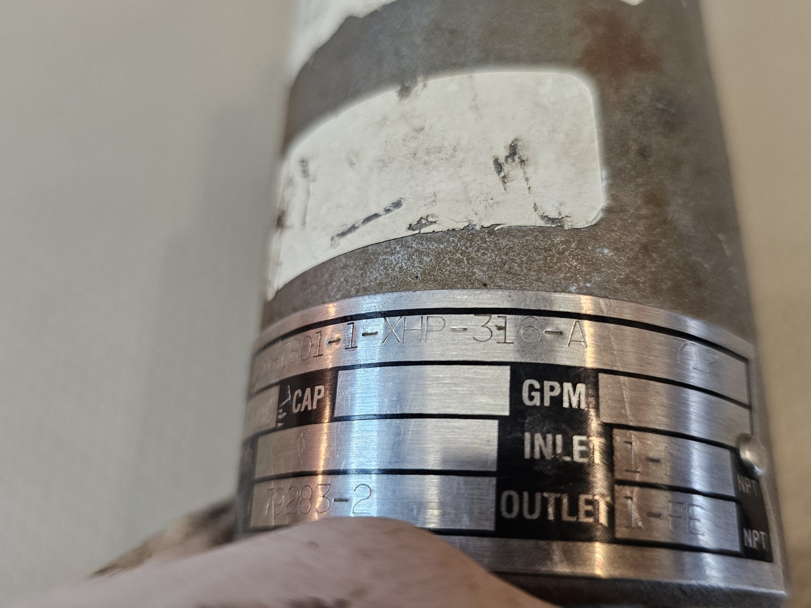 Baird Relief Valve 15-115GPM 500-3000psi 1" Port set @ 3100 MSRP $1000