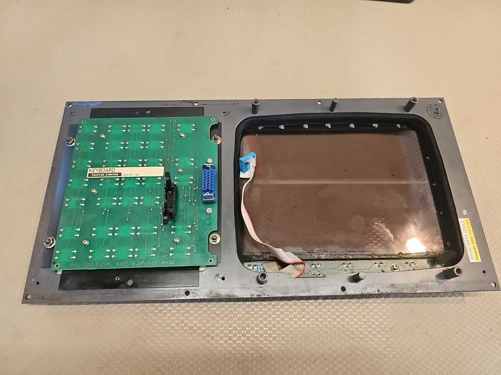 FANUC OPERATOR PANEL A02B-0091-C042 A86L-0001-0125#A AB12C-0108 + New Keyboard 