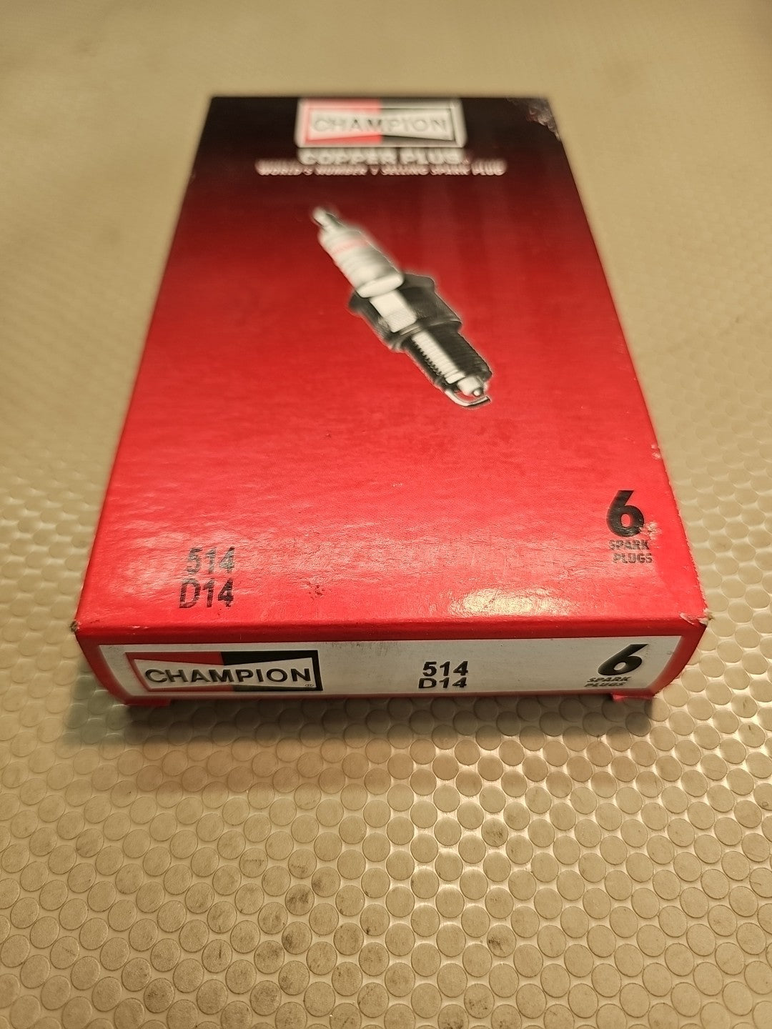 6 pc Champion Industrial 514 Spark Plugs D14