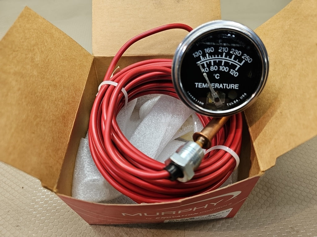 Murphy 20TG-OS-250-25-1/2 10702395 Swichgage 2” 130-250° F Temperature Gauge NEW
