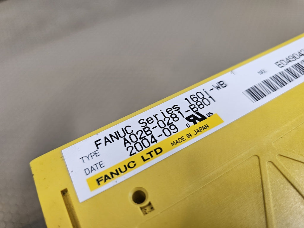 Fanuc A02B-0281-B801  Ser 160i-MB CNC Control