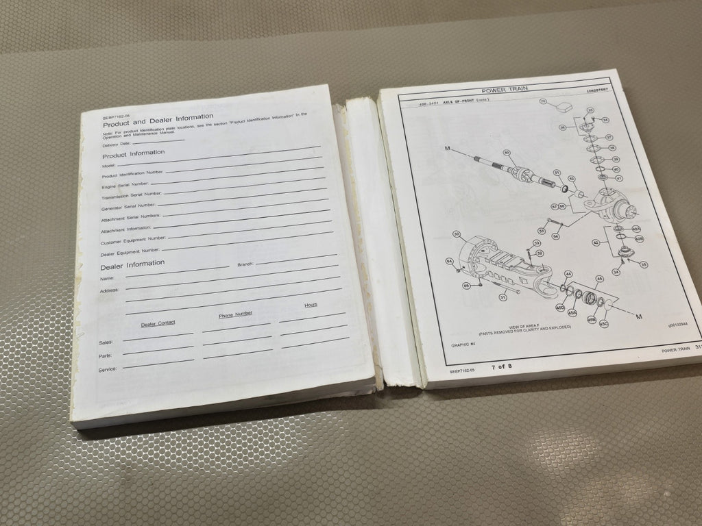 Caterpillar Cat TL1055C Telehandler Parts Catalog Manual