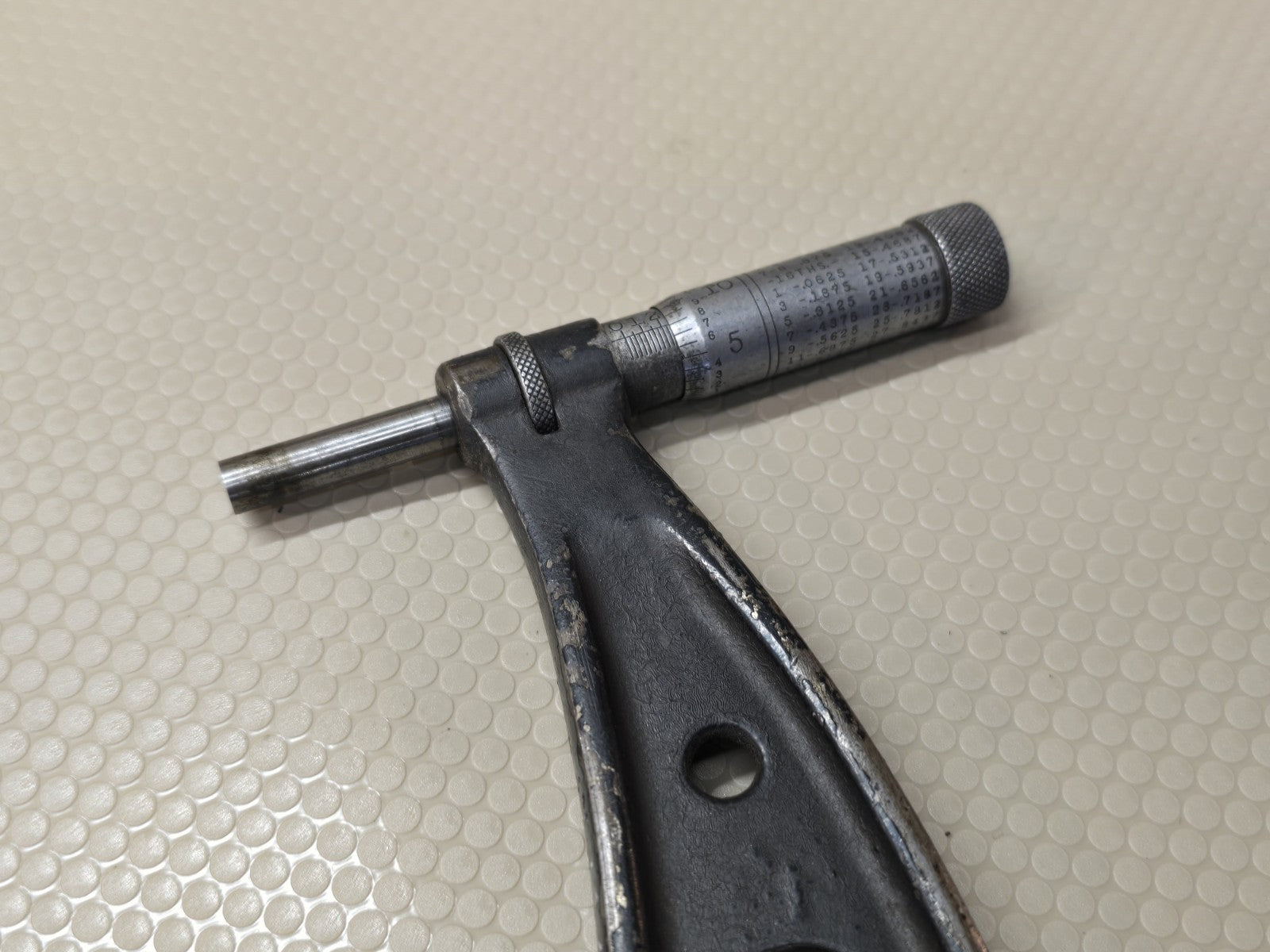 Starrett 436 Outside Micrometer, 16-17" Range