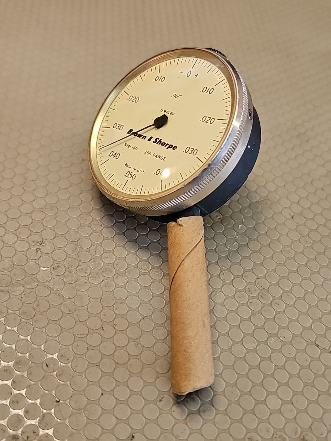 Brown & Sharpe Dial Indicator Jeweled 8241-611 .250" Range by .001" NICE!