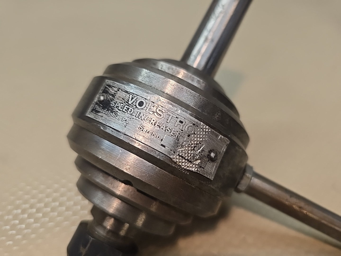 Volstro Speed Increaser Model 1/2A 1" Straight Shank High Speed Milling 