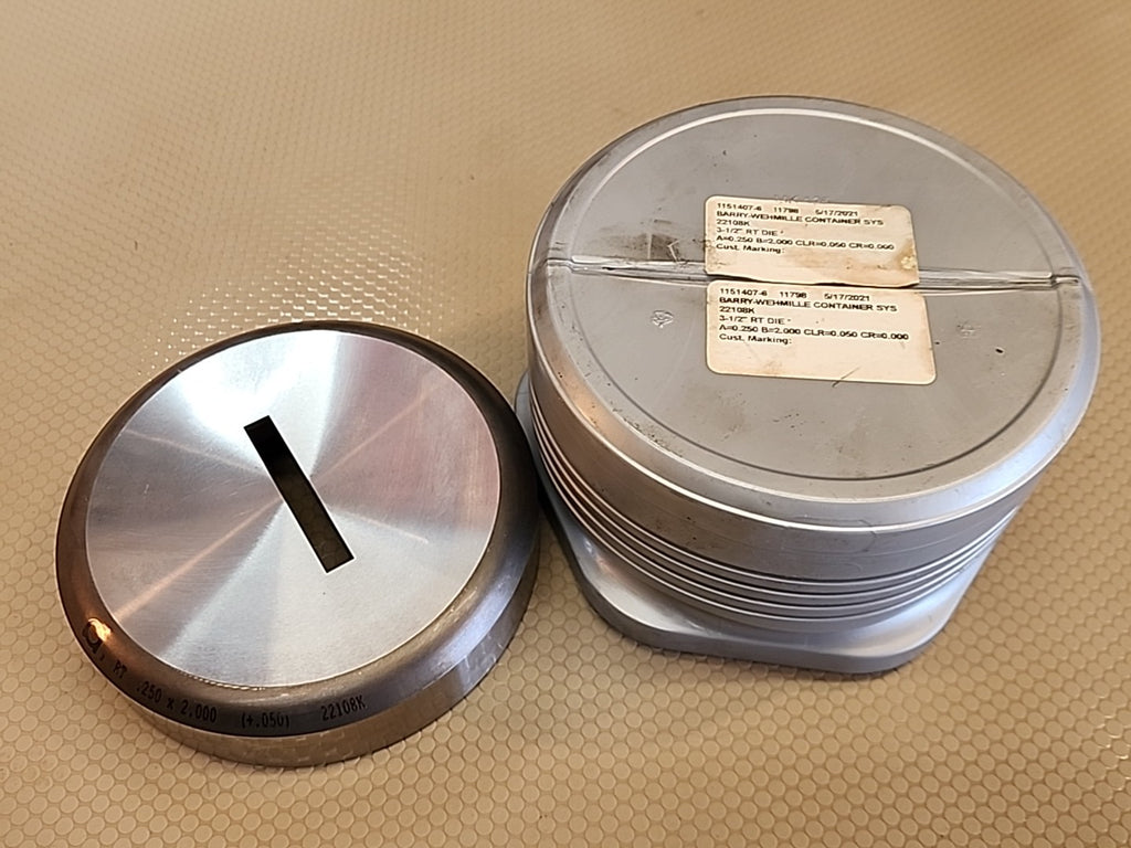 New Omada 3-1/2 RT DIE Only 22108K .250 x 2.000 +.050 