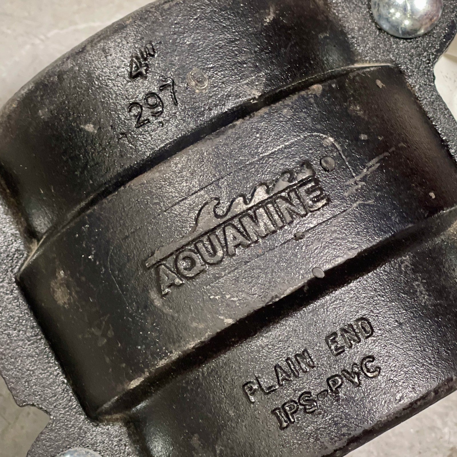 Victaulic Aquamine 4" Series 2970 Plain End PVC Pipe Coupling
