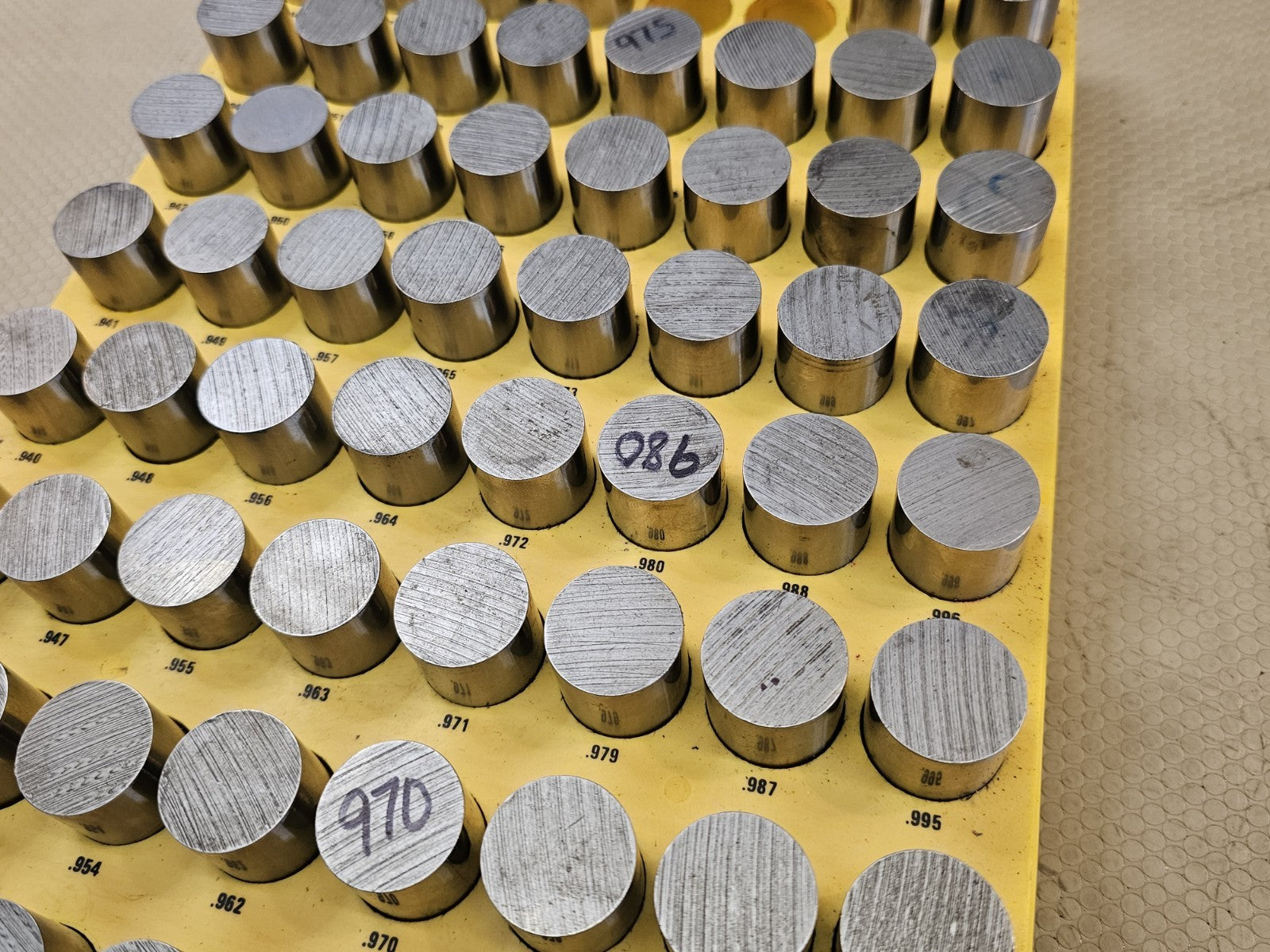 Pin Gauge Perfekt Punch 0.937 to 1 Minus LARGE Machinist 