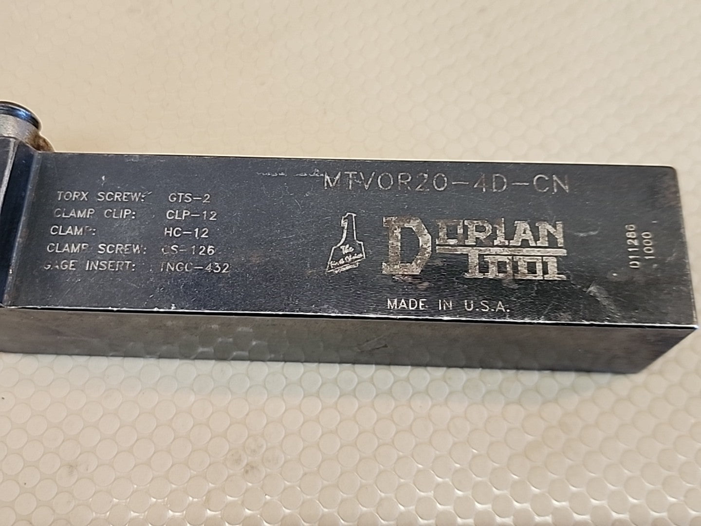 Dorian Tool MTVOR20-4D-CN Lathe Tool Holder Indexable Tool Holder  Square USA