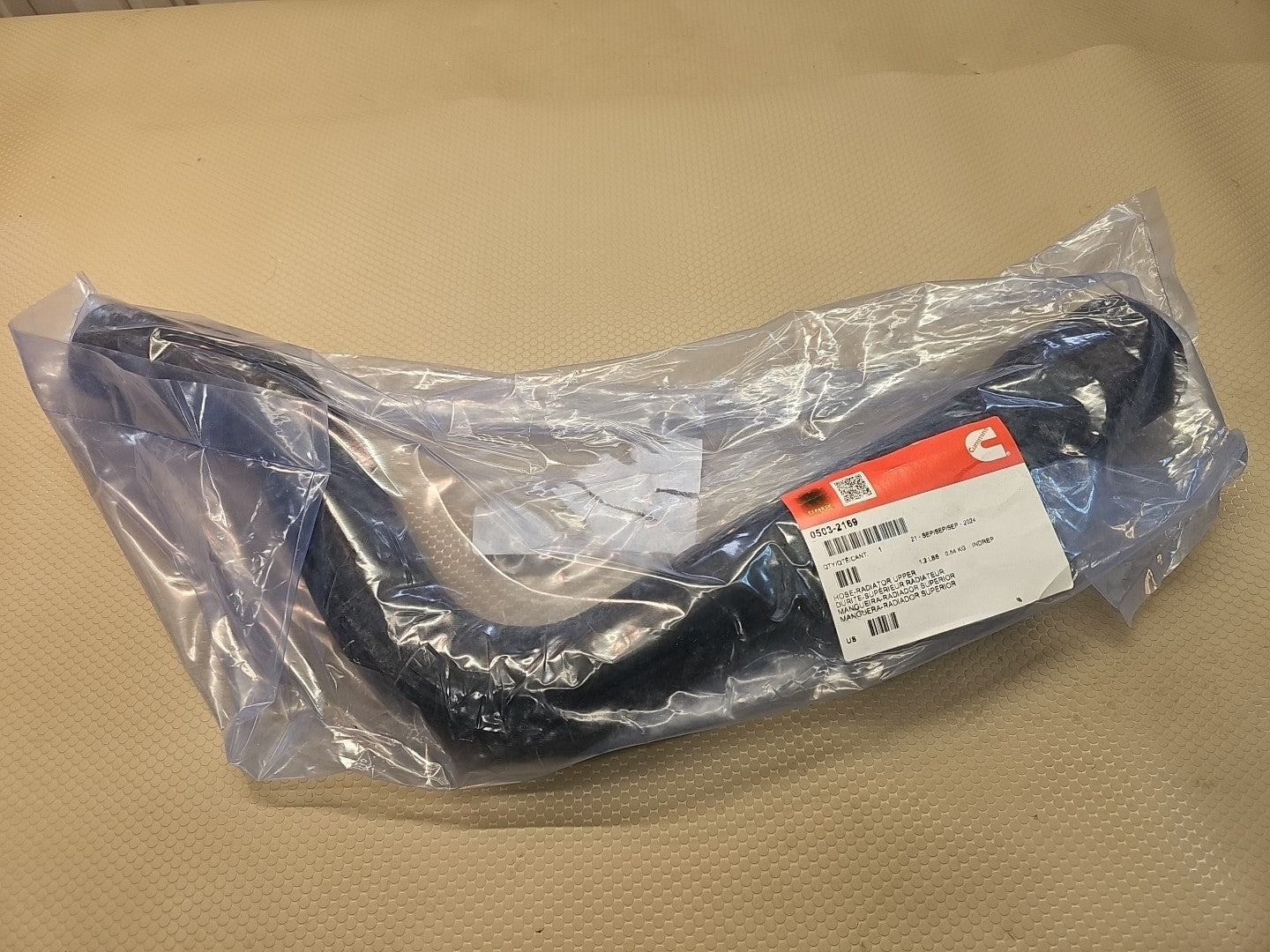 Genuine Cummins Onan 0503-2169 Upper Radiator Hose – New OEM Generator Part
