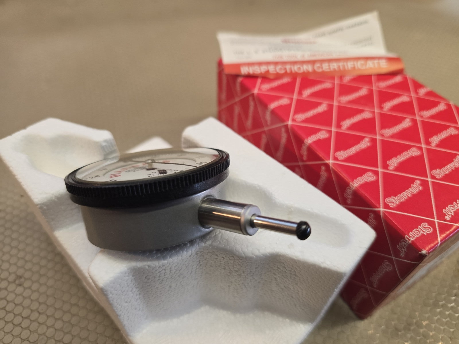 NEW STARRETT Dialsink Special Indicator 25SJ 945273 Model 90