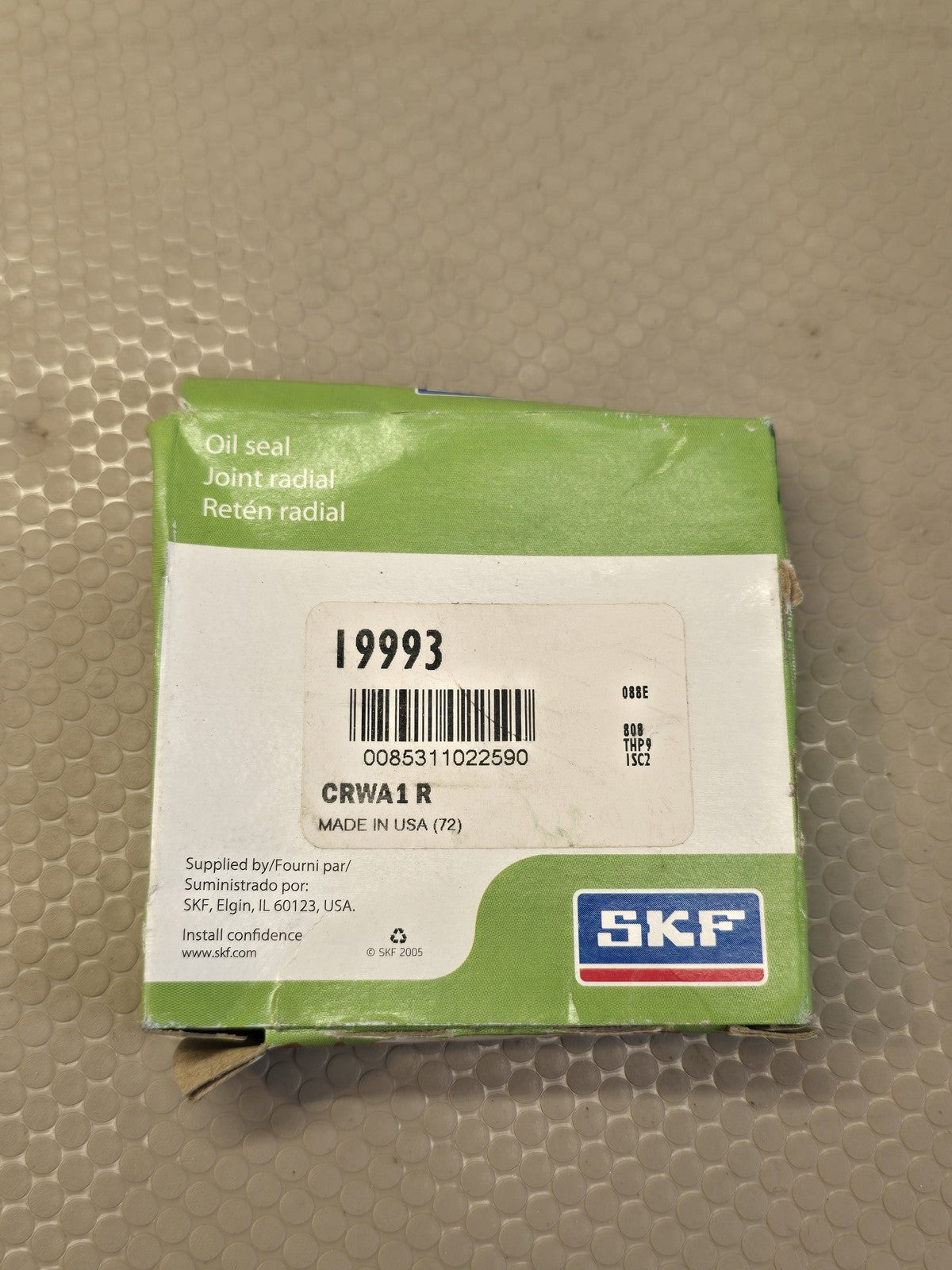 SKF 19993 CRWA1 Radial Shaft Oil Seal 2" Shaft 3" OD 5/16" Width NBR New