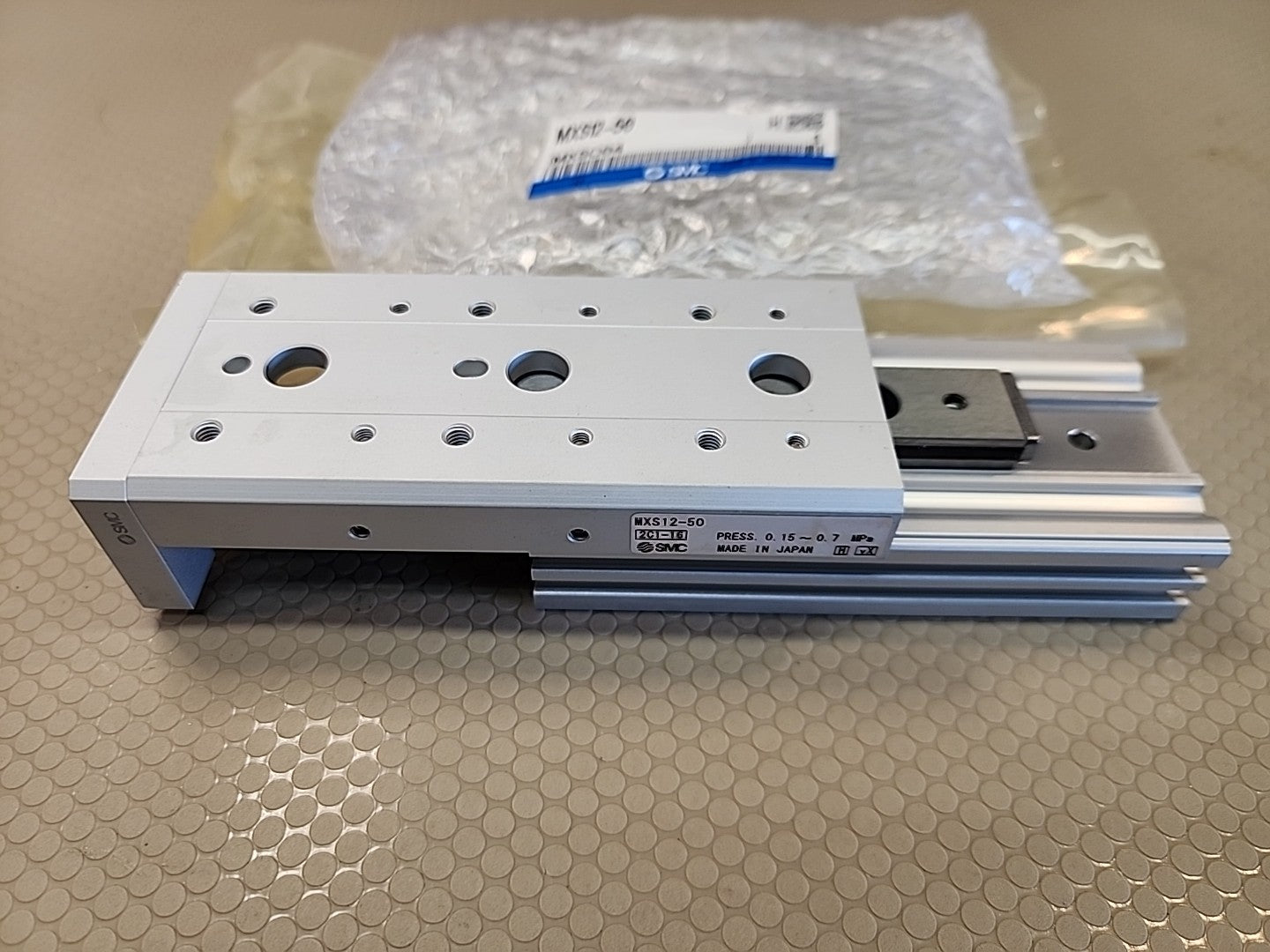 SMC MXS12-50R Pneumatic Table Slide 50mm Stroke