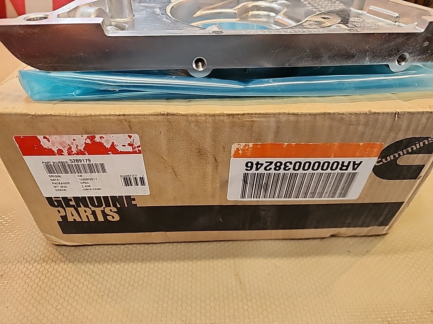 Cummins ISB QSB 6.7 Front Timing Cover 5289179 OEM