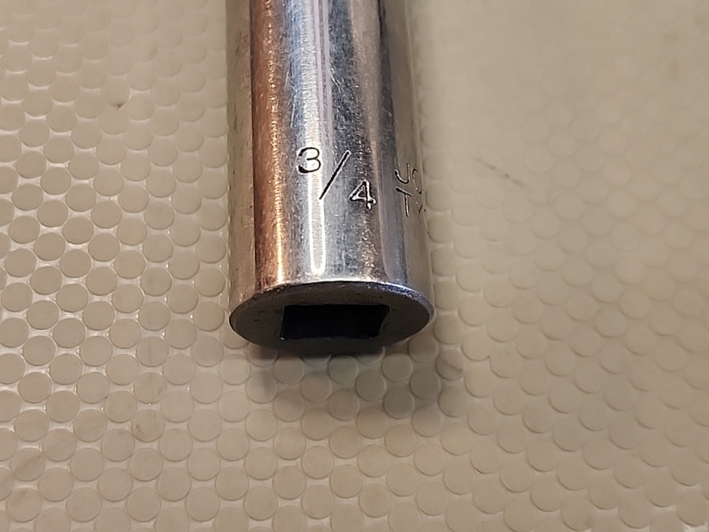 John Deere USA TY3192 3/4" SAE Deep Socket - 3/8" Drive - 12 Point
