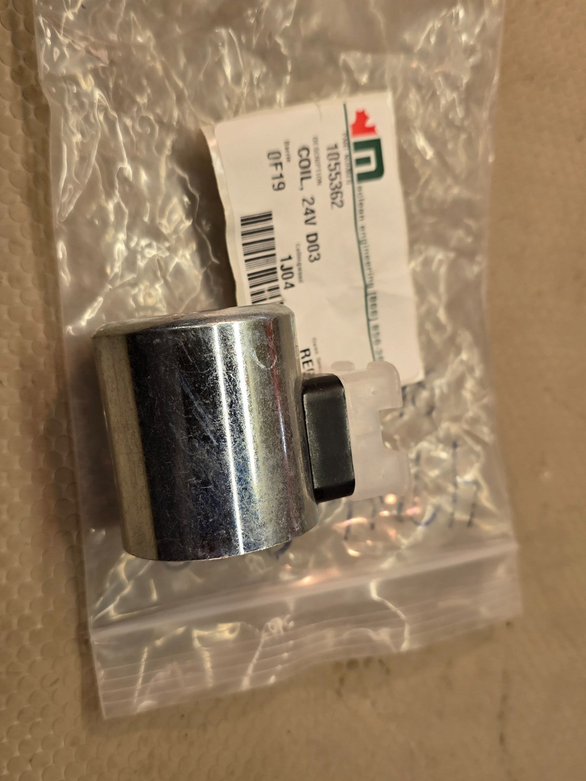 McLean Engineering 1055362 Solenoid Coil 24V D03 Hydraulic Valve