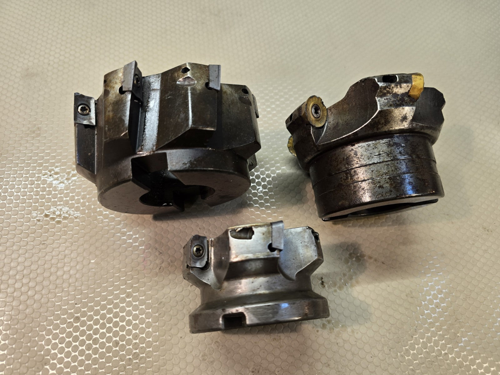 3x Iscar / Other 3 inch 3.5 Inch MILLING HOLDER Shell Mill Face Cutter
