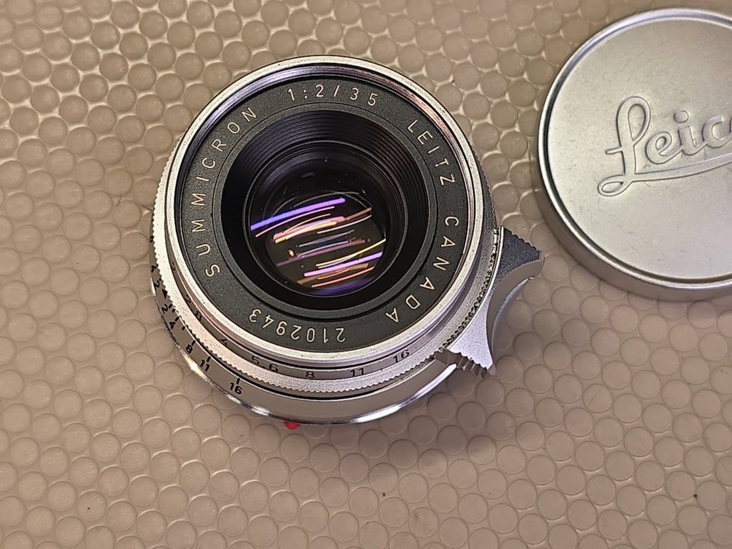 Leica 35mm f2 Summicron V1 8-Element Canada - RARE LENS - US Seller *CLEAN*