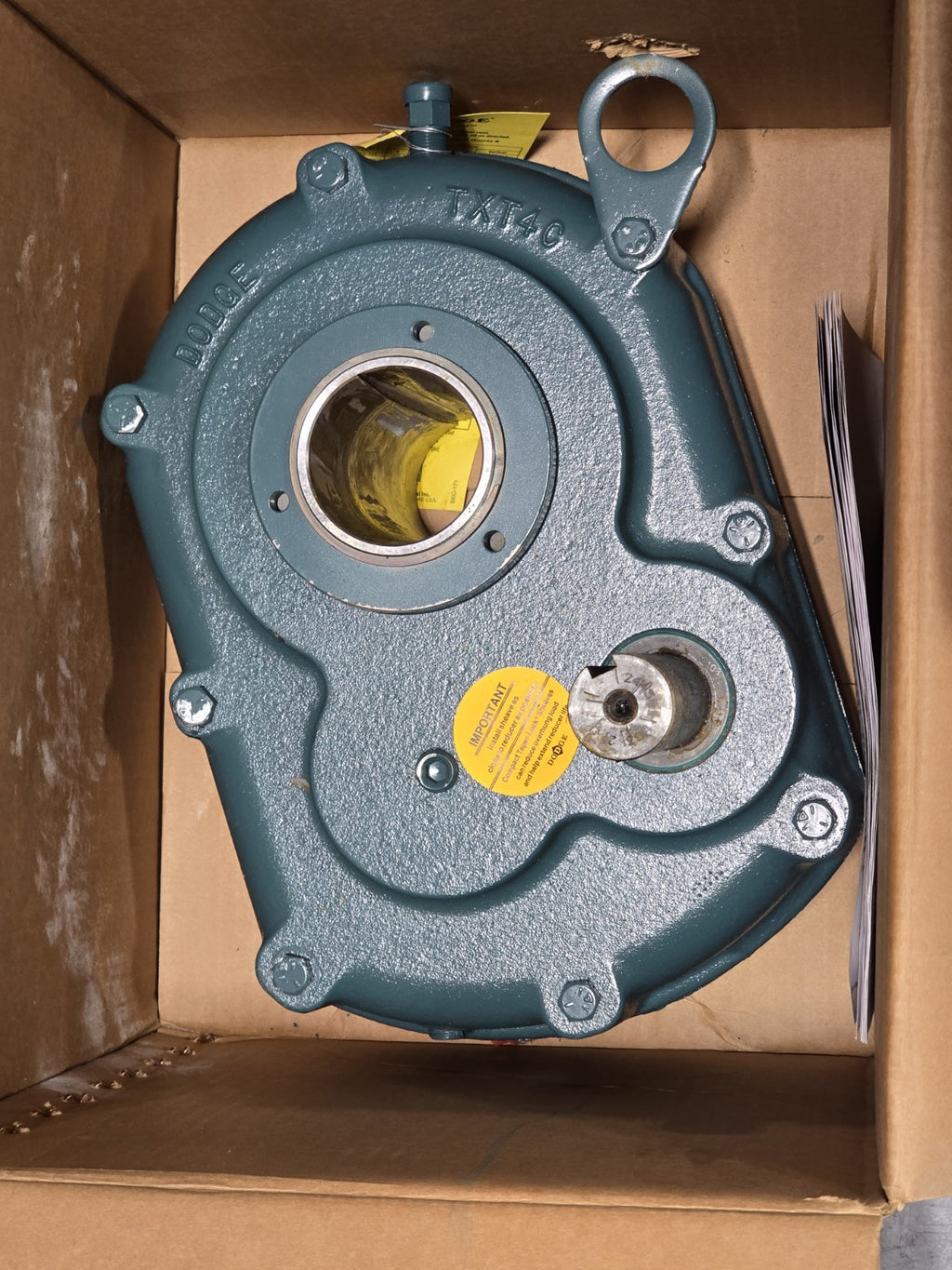 Dodge TXT425CT 244527 Shaft Mount Speed Reducer Gearbox 25:1 Ratio New