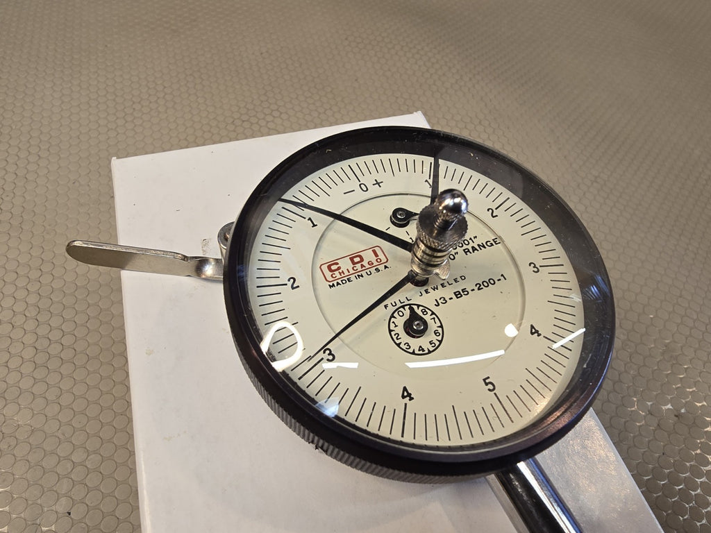 CDI J2-B5-200-1 Dial Indicator Gauge 0-5 .200 Range .0001 Grads