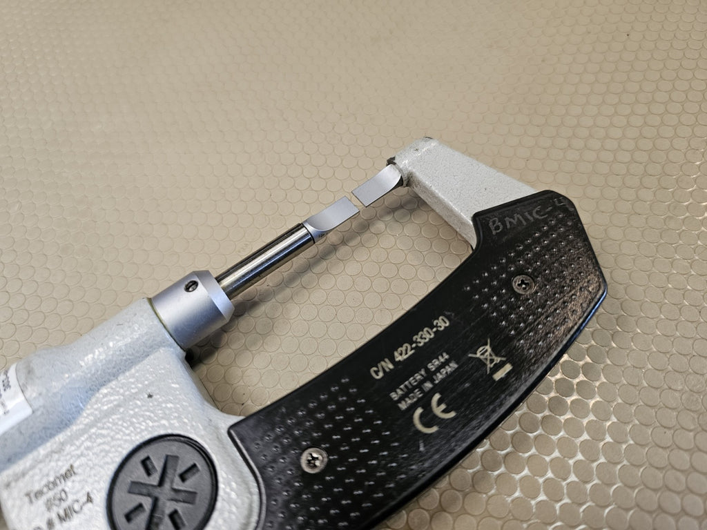 MITUTOYO DIGIMATIC BLADE MICS MICROMETER 422-360-30 ~ 0-1" .0005"/0.001MM JAPAN