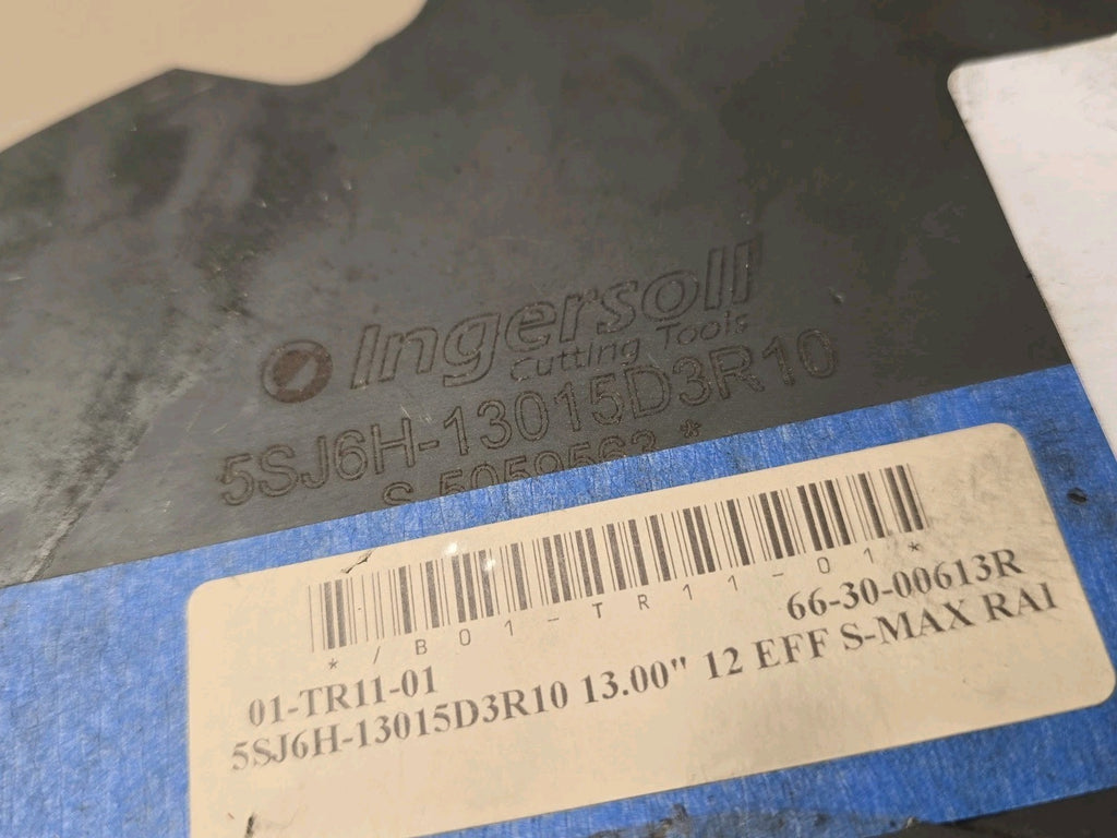 Ingersoll 5SJ6H-13015D3R10 S-MAX Face Mill Cutter Head 13" 12 EFF