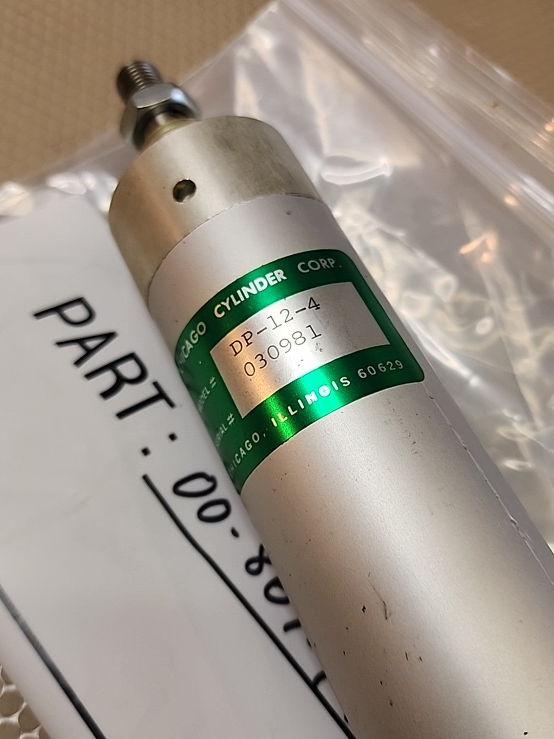 CHICAGO CYLINDER DP-12-4 PNEUMATIC CYLINDER