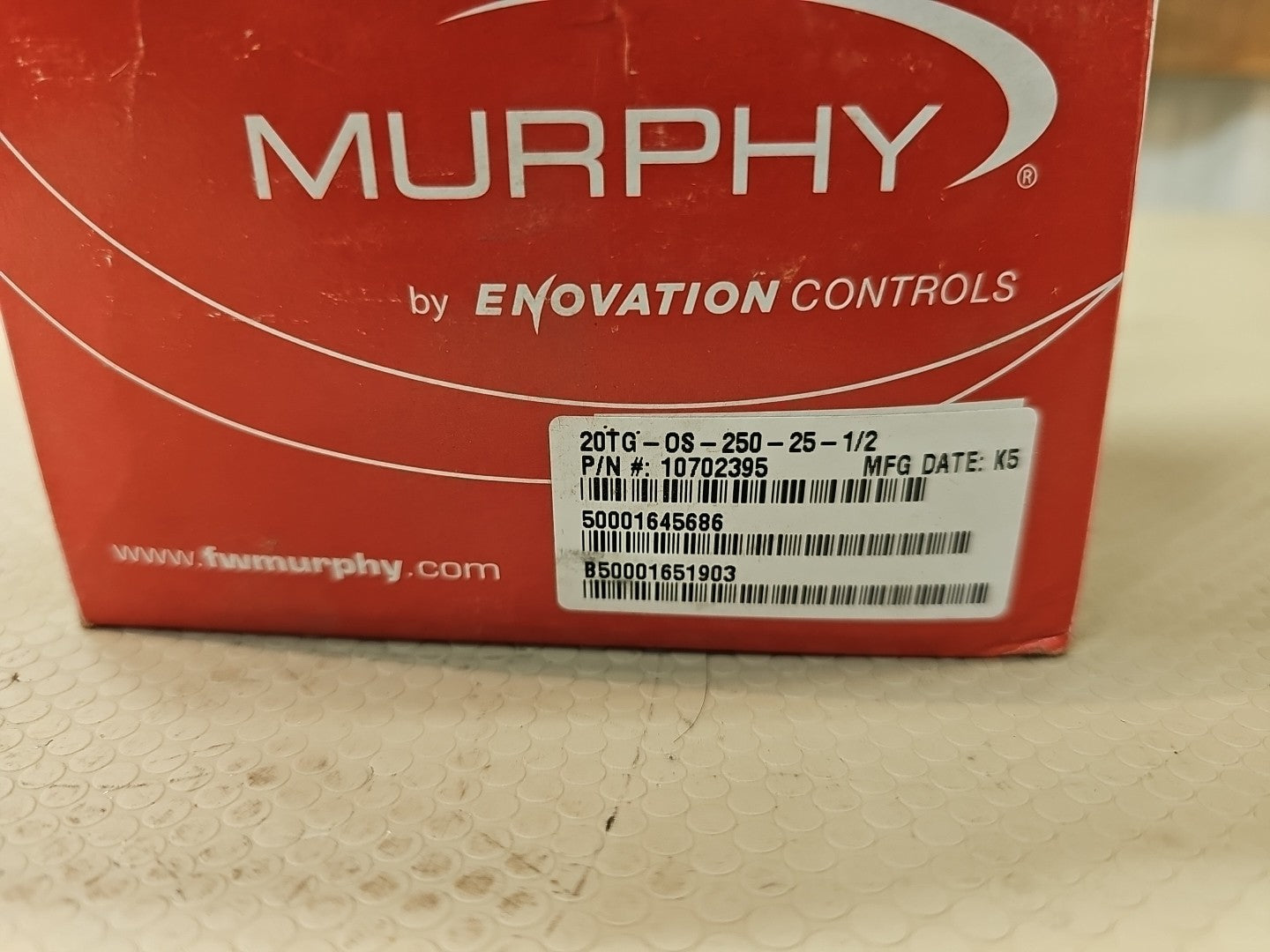 Murphy 20TG-OS-250-25-1/2 10702395 Swichgage 2” 130-250° F Temperature Gauge NEW