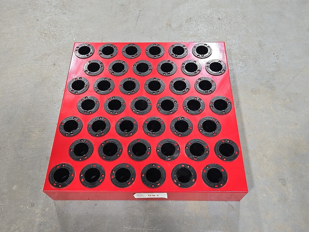 HUOT CNC Tool Platform Holder Cart  40 Taper Cat40 Bt40 Bt35  *42 Slot*