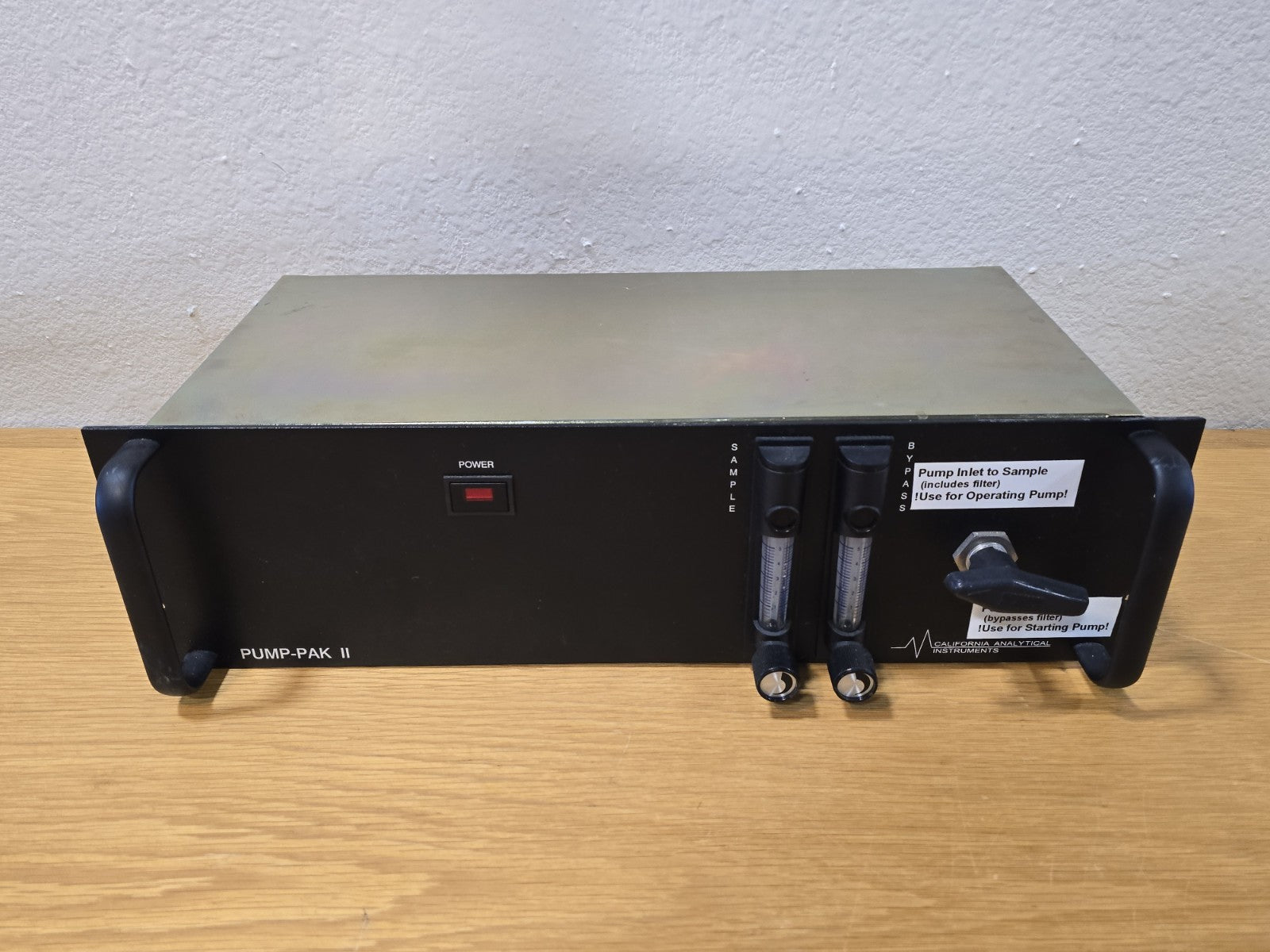 CALIFORNIA ANALYTICAL INSTRUMENTS CAI Pump PAK II Diesel Emissions Testing Machi
