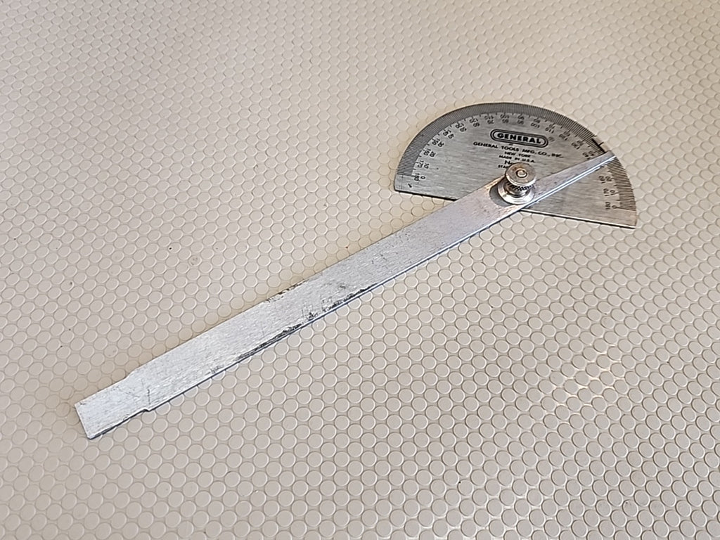 GENERAL HARDWARE MFG. CO. No.17 Stainless Steel Protractor B17