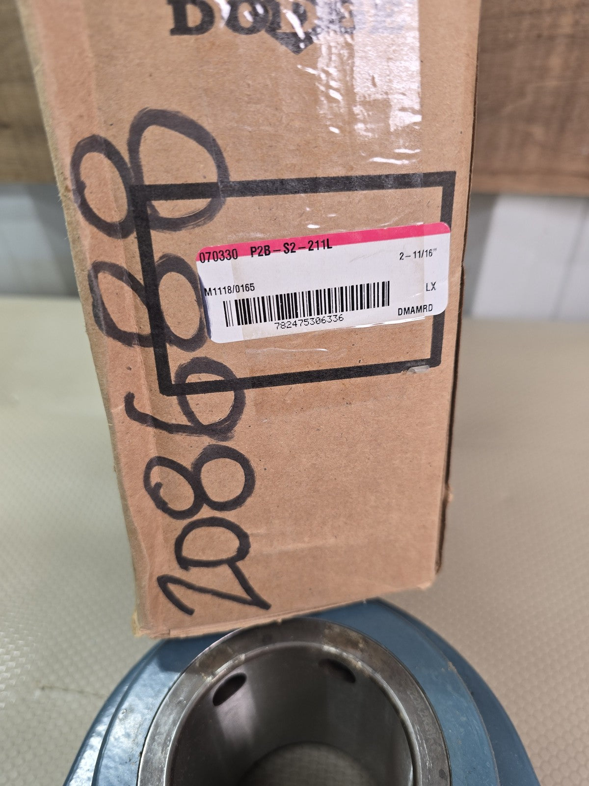 Dodge P2B-S2-211L 070330 S2000 2-Bolt Pillow Block Spherical Roller Bearing 2-11