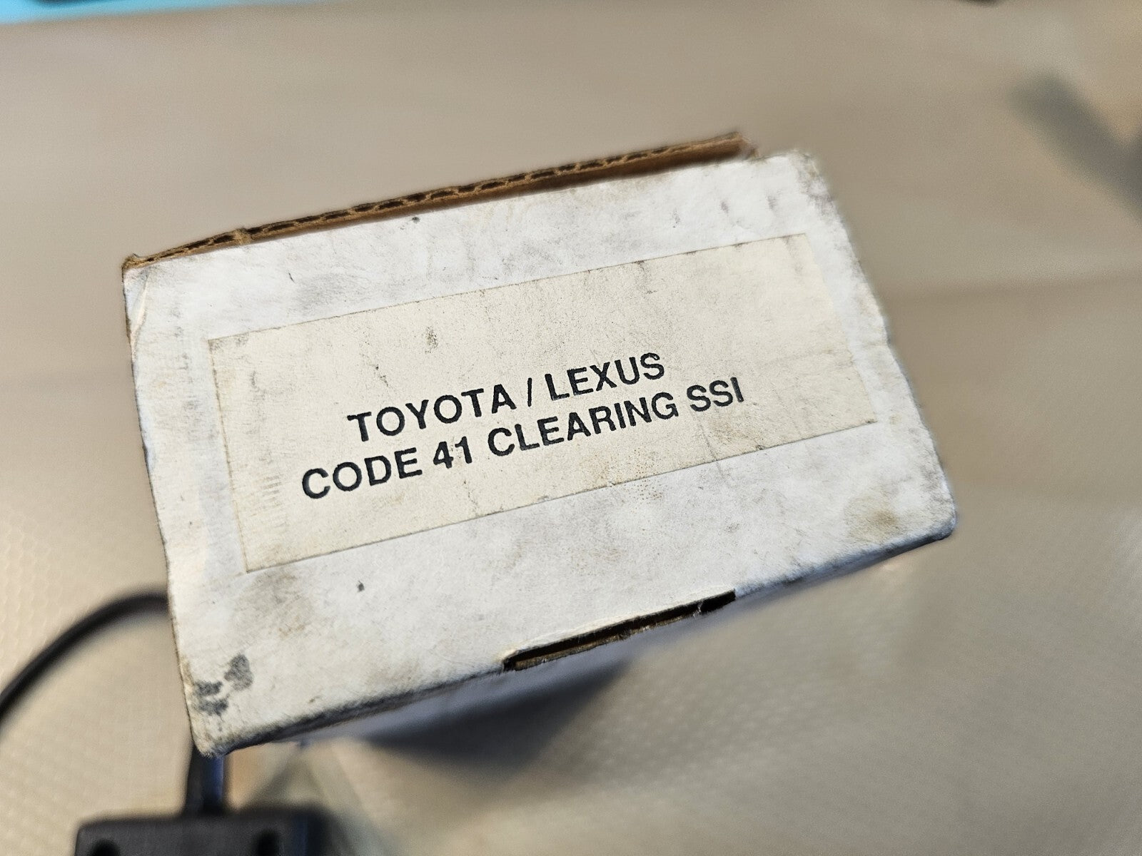 Toyota Lexus Code 41 Clearing SSI Instrument 00451-T0002 00231-T0002