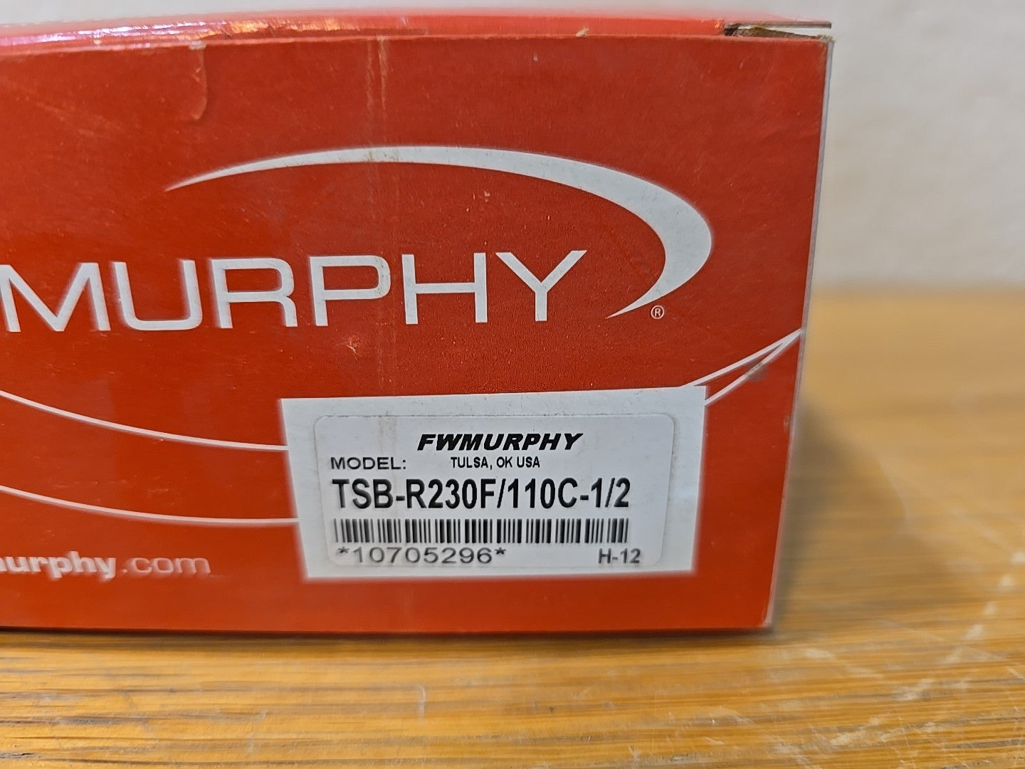 Murphy TSB-R230F/110C-1/2 Temperature Switch (10705296) NEW
