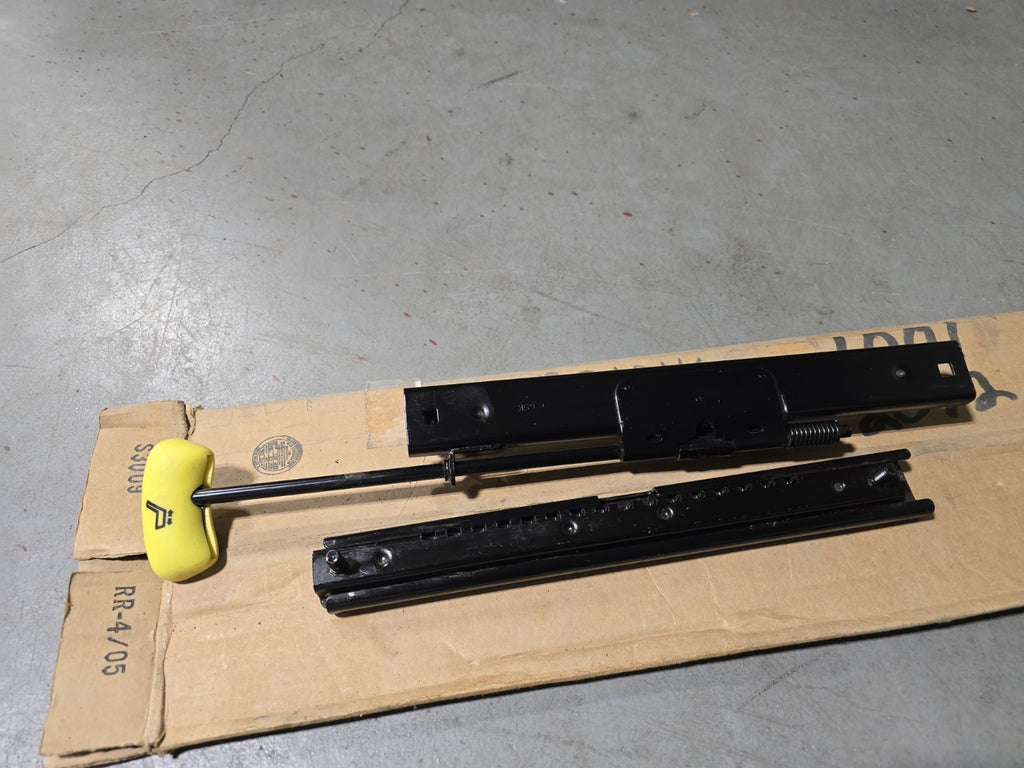 John Deere OEM SEAT SLIDE TRACK KIT LVA12327 Yellow GENUINE OEM