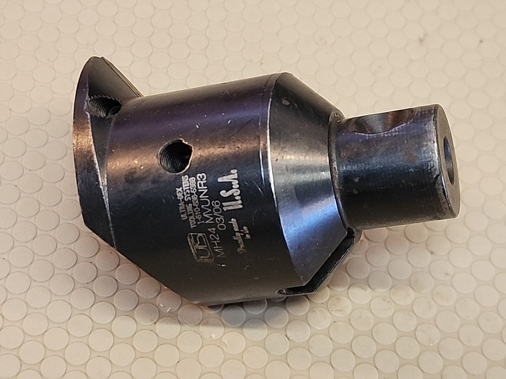 ULTRA-DEX MH24 MVUNR3 MODULAR 1.500 X 1.520 BORING HEAD VNMG 332 INSERTS 1.5