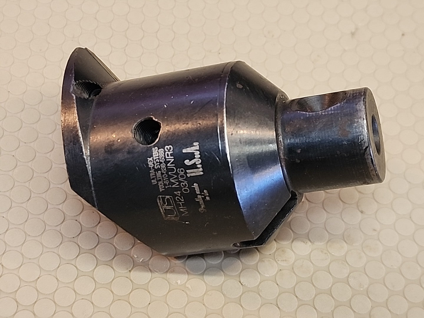 ULTRA-DEX MH24 MVUNR3 MODULAR 1.500 X 1.520 BORING HEAD VNMG 332 INSERTS 1.5