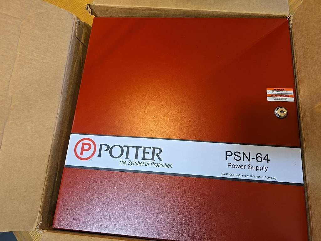 3006436 Potter PSN-64 6 Amp 4 NAC Power Supply