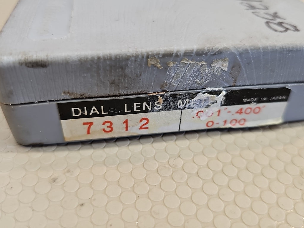 Machinist Tools: Mitutoyo Dial Lens Meter  7312 .001 grad