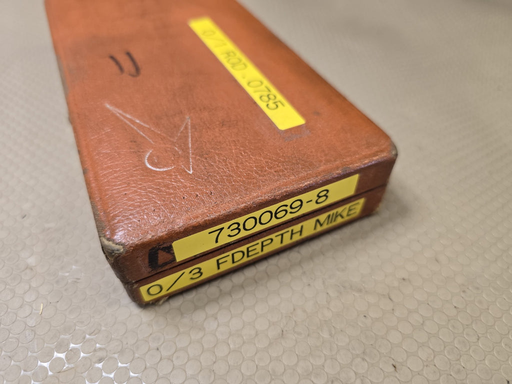 Vintage Brown & Sharpe No. Depth Micrometer in Original Box