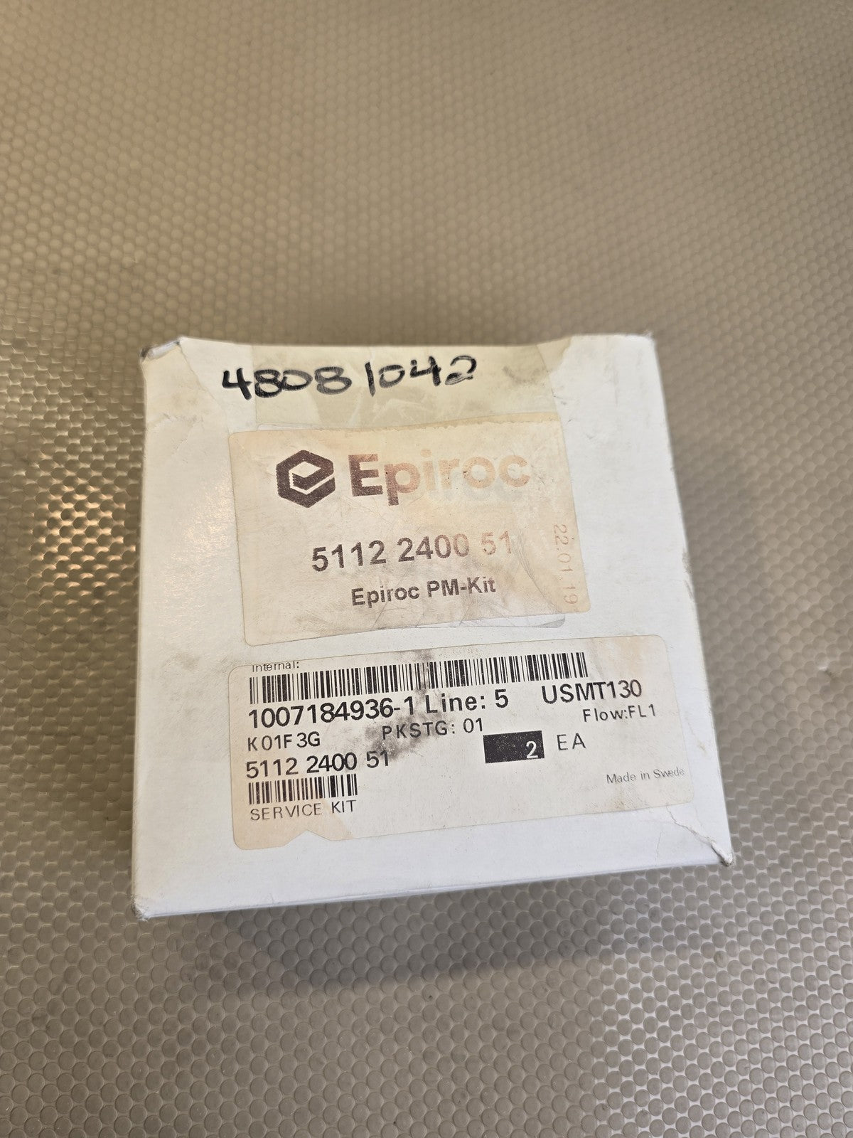 Epiroc 5112 2400 51 PM-Kit Preventive Maintenance Service Kit New