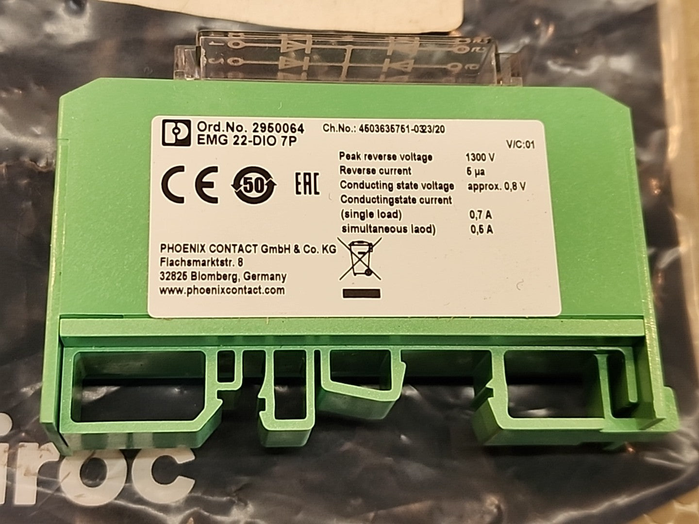 OEM Epiroc Diode Unit 5112304333 4Channel Isolated Industrial PLC Control Panel