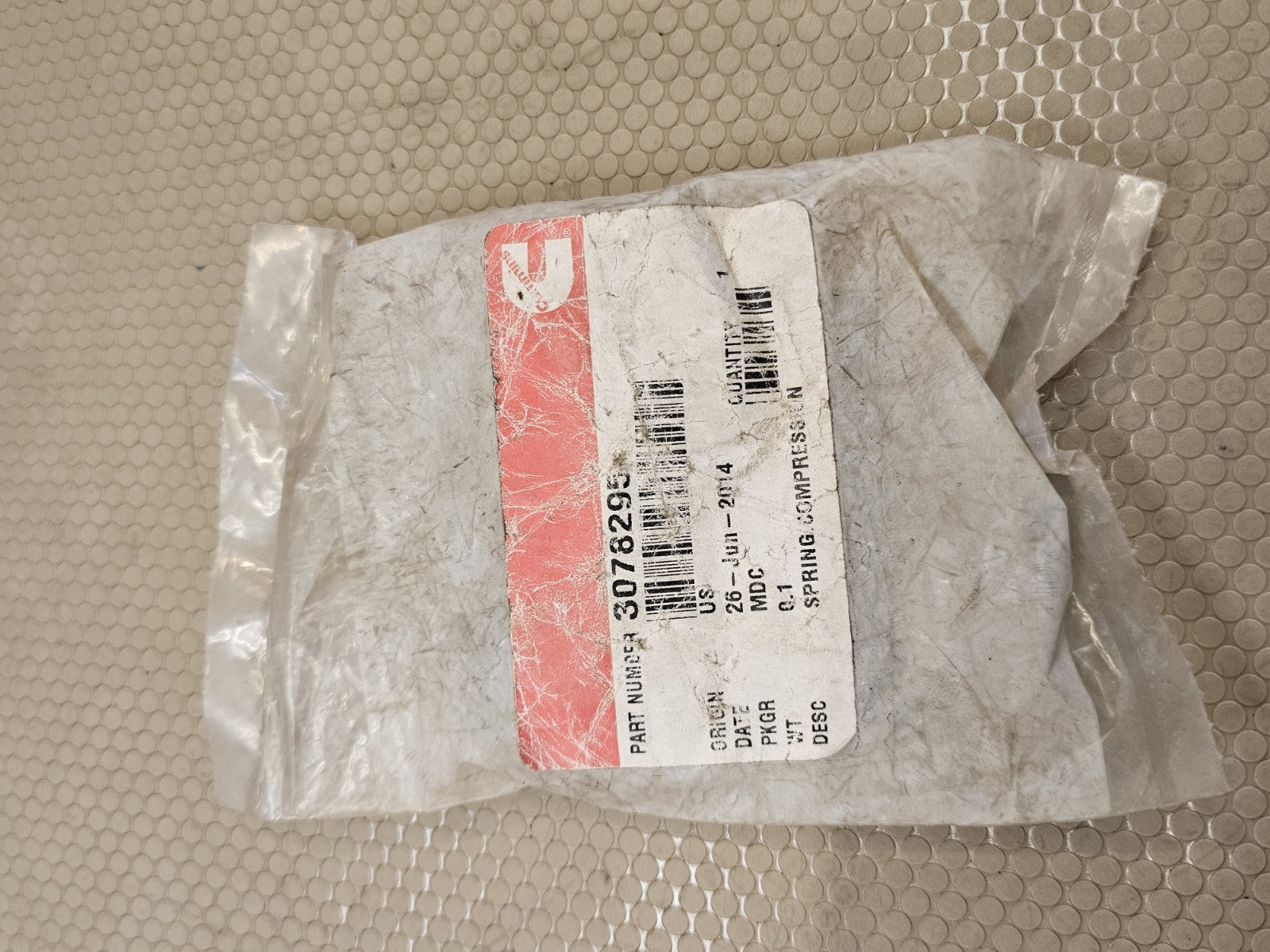 CUMMINS SPRING,COMPRESSION 3078295
