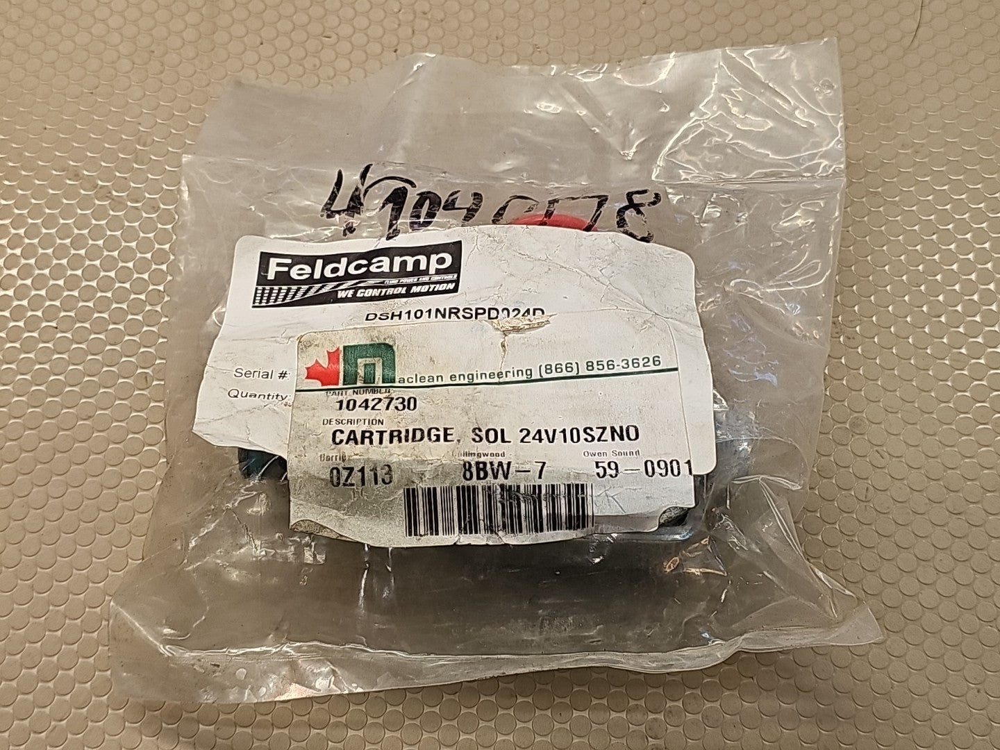 NEW PARKER DSH101NRSPD024D 2 Way Poppet Type Solenoid Valve – Parts
