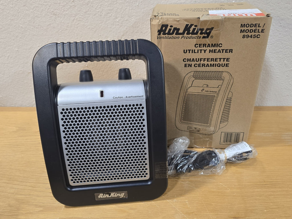 Air King 8945C 5118 BTU 1500 Watts 120 Volts Portable Electric Heater NEW
