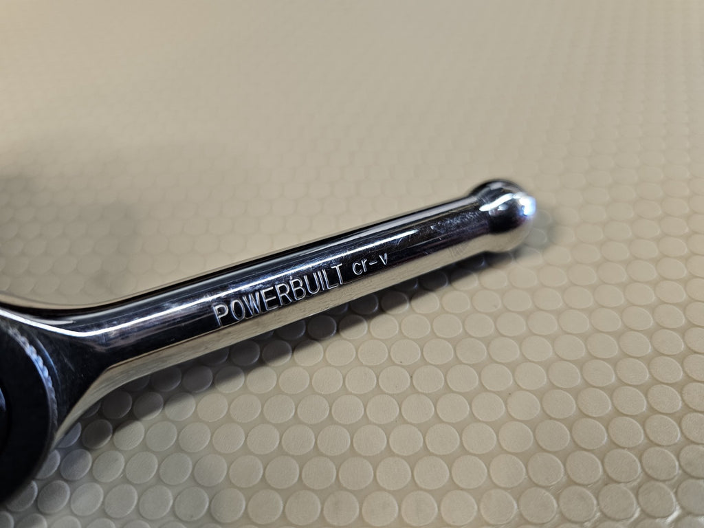4 Powerbuilt CT-V Ratchet 1/4 & 3/8" Drive GREAT WORKING CONDITION.  107